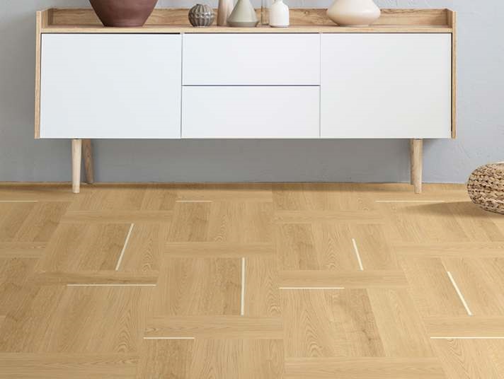 Замковое пробковое покрытие CorkStyle Woodwise Spark Ivory