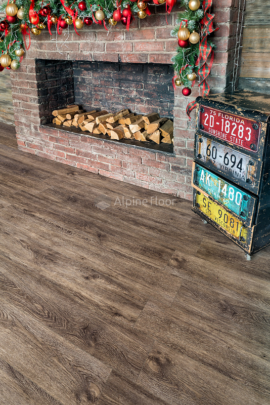Кварцвинил Alpine Floor Гранд Секвойя 3,5 мм (Grand Sequoia Light) Eco 11-801 Венге Грей